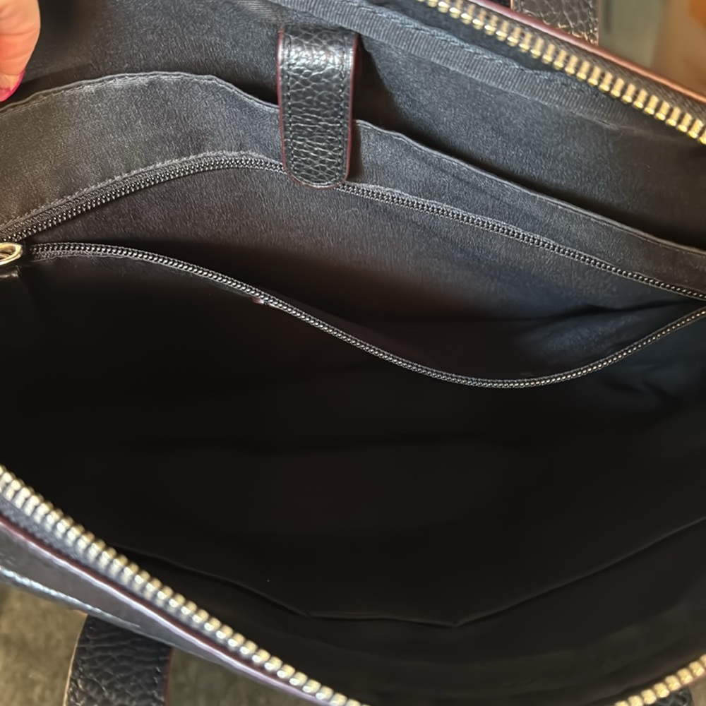 Coach Pebbled Leather Laptop Bag Briefcase 💼 - Picture 10 of 13